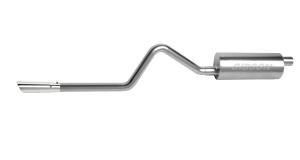 03-04 Hummer H2 6.0L 4WD 4DR Gibson Exhaust Systems - Swept Side Style (Stainless Steel)