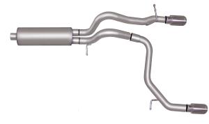 08-10 H3; 5.3L; 4WD; 4 Door Gibson Exhaust Systems - Split Rear Style (Stainless Steel)