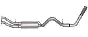 96-00 Chevrolet Tahoe 5.7L 4DR, 96-00 GMC Yukon / Yukon Denali 5.7L 4DR, 99-00 Cadillac Escalade 5.7L 4DR Gibson Exhaust Systems - Swept Side Style (Stainless Steel)