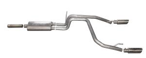 07-09 Nitro; 4.0L; 4WD; R/T Gibson Exhaust Systems - Split Rear Style (Stainless Steel)