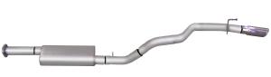 05-08 Commander; 4.7L; 2WD; 4 Door, 07-08 Commander; 3.7L; 2WD; 4 Door Gibson Exhaust Systems - Swept Side Style (Stainless Steel)