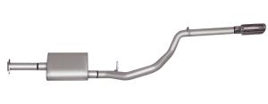 04-06 Wrangler; 4.0L; 4WD; Unlimited Gibson Exhaust Systems - Swept Side Style (Stainless Steel)