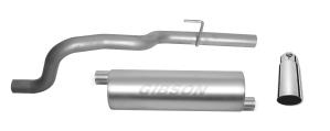 02-04 Grand Cherokee; 4.0L-4.7L; 2/4WD; 4 Door Gibson Exhaust Systems - Swept Side Style (Stainless Steel)