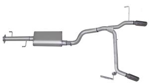07-12 Toyota FJ Crusier 4.0L 4WD 4 Door Gibson® Dual Rear Exhaust System - Stainless Steel