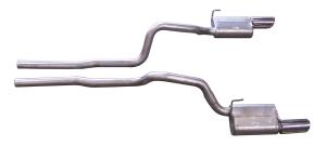 05-10 Mustang GT; 4.6L Gibson Dual Rear Exhaust 2.5