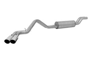 01-04 Chevrolet Silverado 6.0L / 8.1L Long Bed Short Bed, 01-04 GMC Sierra 6.0L 8.1L ECLong Bed CCShort Bed CCLong Bed Gibson Exhaust Systems - Dual Sport Style (Stainless Steel)