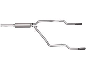 94-95 GMC Sierra 4.3L / 5.0L / 5.7L Standard Cab Short Bed 4WD Gibson Exhaust Systems - Split Rear Style (Stainless Steel)