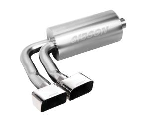 88-93 GMC Sierra 5.7L Extended Cab Short Bed Gibson Exhaust Systems - Super Truck Style (Stainless Steel)