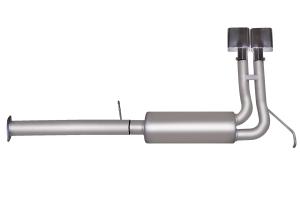 96-99 GMC Sierra 4.3L / 5.0L Extended Cab Short Bed Gibson Exhaust Systems - Super Truck Style (Stainless Steel)