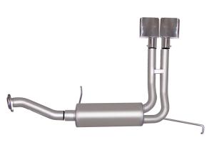 94-95 GMC Sierra 4.3L / 5.0L / 5.7L Extended Cab Short Bed Gibson Exhaust Systems - Super Truck Style (Stainless Steel)