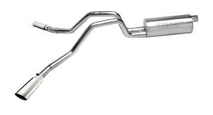 00-04 Chevrolet Suburban 1500 4.8L / 5.3L 4DR, 00-04 GMC Yukon / Yukon XL 1500 4.8L / 5.3L 4DR, 02-05 Chevrolet Avalanche 5.3L Crew Cab 4DR 2WD Gibson Exhaust Systems - Extreme Duals Style (Stainless Steel)