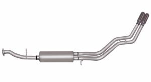 99-01 Chevrolet Silverado 4.3L / 4.8L / 5.3L Standard Cab Short Bed, 99-01 GMC Sierra 4.3L / 4.8L / 5.3L Standard Cab Short Bed Gibson Exhaust Systems - Dual Sport Style (Stainless Steel)