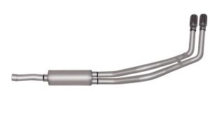 88-93 GMC Sierra 5.7L Standard Cab Short Bed Gibson Exhaust Systems - Dual Sport Style (Stainless Steel)