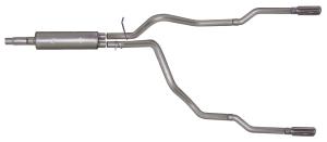 98-01 Dodge Ram 3.9L / 5.2L / 5.9L Standard Cab / Extended Cab Short Bed / Long Bed Gibson Exhaust Systems - Split Rear Style (Stainless Steel)