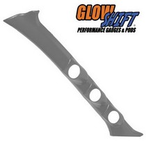 88-91 Honda Civic Glowshift Triple Pillar Pod (Gray)