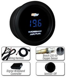 All Cars (Universal), All Jeeps (Universal), All Muscle Cars (Universal), All SUVs (Universal), All Trucks (Universal), All Vans (Universal) Glowshift Blue Digital Wideband Air/Fuel Gauge - with Data Logging Output