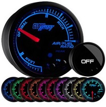 All Cars (Universal), All Jeeps (Universal), All Muscle Cars (Universal), All SUVs (Universal), All Trucks (Universal), All Vans (Universal) Glowshift Elite Ten Color Air/Fuel Gauge - High and Low Warning