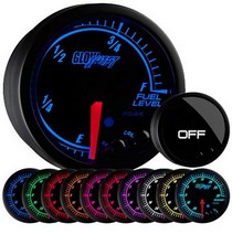 All Cars (Universal), All Jeeps (Universal), All Muscle Cars (Universal), All SUVs (Universal), All Trucks (Universal), All Vans (Universal) Glowshift Elite Ten Series Fuel Level Gauge