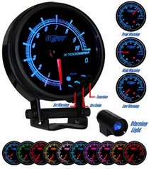 All Cars (Universal), All Jeeps (Universal), All Muscle Cars (Universal), All SUVs (Universal), All Trucks (Universal), All Vans (Universal) Glowshift Elite Ten Series In Dash Tachometer (95Mm or 3 ¾ Inch)