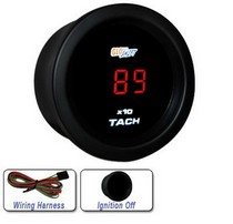 All Cars (Universal), All Jeeps (Universal), All Muscle Cars (Universal), All SUVs (Universal), All Trucks (Universal), All Vans (Universal) Glowshift Red Digital Tachometer