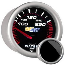 All Cars (Universal), All Jeeps (Universal), All Muscle Cars (Universal), All SUVs (Universal), All Trucks (Universal), All Vans (Universal) Glowshift Tinted Water Temperature Gauge