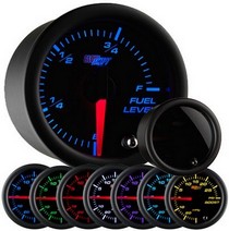 All Cars (Universal), All Jeeps (Universal), All Muscle Cars (Universal), All SUVs (Universal), All Trucks (Universal), All Vans (Universal) Glowshift Tinted 7 Color Fuel Level Gauge