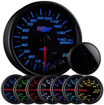 All Cars (Universal), All Jeeps (Universal), All Muscle Cars (Universal), All SUVs (Universal), All Trucks (Universal), All Vans (Universal) Glowshift Tinted 7 Color In Dash Speedometer (95 Mm or 3 3/4 Inch)