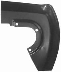 64-66 Mustang Goodmark Splash Shield For Fender (Left - Driver) - w/o Gasket