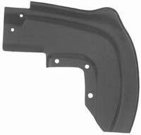 67-68 Mustang Goodmark Splash Shield For Fender (Left - Front