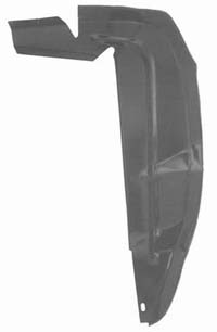 67-68 Mustang Goodmark Splash Shield For Fender (Left - Rear)