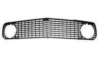 69 Mustang Goodmark Insert For Grille - w/o Chrome Frame - Black Plastic