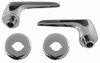 67 Camaro Goodmark Interior Door Handle (Left - Driver) - Incl. Backing Plate