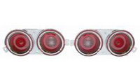 71-73 Camaro Goodmark Assemblies For Tail Light - w/Pillow Optics On Back-Up (Not For RS Model)