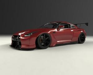 NISSAN SKYLINE GTR R35 09-16 Pandem R35 Front Fenders