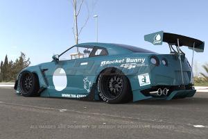 NISSAN SKYLINE GTR R35 09-16 Rocket Bunny R35 V2 Rear Over Fenders (Frp)