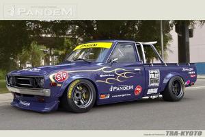 DATSUN 620 2 DOOR Pandem 620 Over Fenders