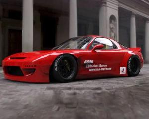 MAZDA RX-7 92-02 FD3S Rocket Bunny Fd3s V2 Front Fenders