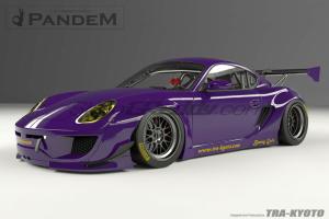 PORSCHE CAYMAN 09-12 Pandem Porsche Cayman 09-12 Front Canards