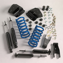 04 Heritage, 97-03 F-150 2WD 1/2 Ton / Reg / Ext/ Super Crew Ground Force Lowering Kit - Coils, Hangers, Shackles, Shocks (Front Drop: 2