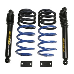 00-06 Suburban 2/4WD w/ Rear Coil Suspension, 00-06 Yukon XL 2/4WD w/ Rear Coil Suspension Ground Force Rear Lowering Kit - Rear Coils, Rear Shocks (Lowers Rear: 3