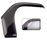 1991-2001 Ford Explorer GTS Side Window Deflectors - Bubble Ventgard (Smoke)