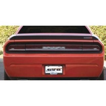 2008-2014 Dodge Challenger GTS Center Black Out Panel With Dodge Cutout- Smoke (1 Piece)