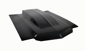 70-72 Chevrolet Chevelle, 70-72 Chevrolet El Camino, 70-72 Chevrolet Malibu Harwood Fiberglass Hood - 4