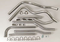 87 Chevrolet V30 Pickup Base, 87 Gmc V3500 Pickup Base Hooker Dual Competition Manifold Back Exhaust System Kit