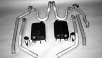 94-96 Chevrolet Impala Ss Hooker Super Competition Cat-Back System (Black Finish)