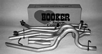 94-95 Ford Mustang Cobra Svt, Cobra, Gt, Gts Hooker Super Competition Cat-Back System (Includes H-Pipe Balance Tube Assembly) (Black Finish) (Available w/Show Quality Chrome Tailpipes)