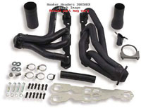 92-94 Chevrolet Blazer Base, 92-95 Chevrolet C3500 Pickup Base, 92-95 Gmc C3500 Pickup Sierra, 92-95 Gmc Yukon Base Hooker Emissions Compatible Header (Black Finish) (Tube Size 1 5/8 in. O.D.) (Collector Size 3 in. O.D.) (Collector Length 3 in.) (Port Shape Same As Port)