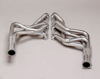 62-67 Chevrolet Nova Base Hooker Super Compeition Header (Metallic Ceramic Coating) (Full Length Tube 1 5/8 in. x 33 in. O.D.) (Collector Size 3 in. O.D.) (Collector Length 10 in.) (Port Shape Same As Port) (Fits w/Angle Plug Head)