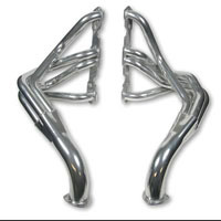 62-67 Chevrolet Nova Base Hooker Super Compeition Header (Metallic Ceramic Coating) (Full Length Tube 1.75 in. x 26 in. O.D.) (Collector Size 3 in. O.D.) (Collector Length 15 in.) (Port Shape Same As Port) (Fits w/Angle Plug Heads)