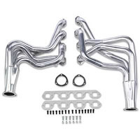 88-95 Ford F-250 Pickup Base, Super Cab, 88-95 Ford F-350 Pickup Base, Super Cab Hooker Super Compeition Header (Metallic Ceramic Coating) (Tube Size 1 7/8 x 30 O.D. in.) (Collector Size 3 O.D. in.) (Collector Length 8 in.) (Port Shape Same As Port)